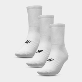 ČARAPE 4F CASUAL CREW SOCKS 3 PAIRS WHITE