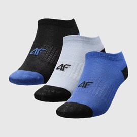 ČARAPE 4F SPORT 3 PAIRS BLUE/BLACK