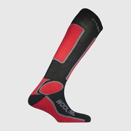 ČARAPE MUND SKIING 314 BLACK/RED