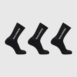 ČARAPE SALOMON EVERYDAY CREW 3 PAIRS BLACK