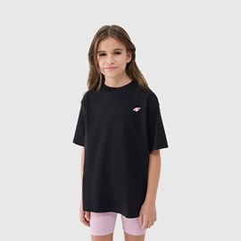 DJEČJA MAJICA 4F OVERSIZED BLACK