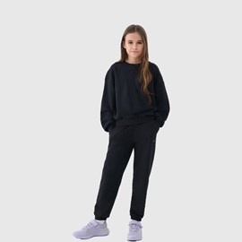 DJEČJA TRENIRKA 4F JOGGERS BLACK