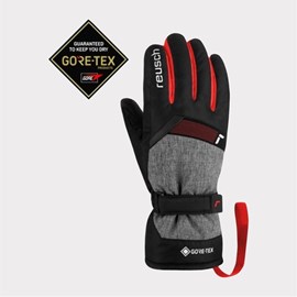 DJEČJE SKI RUKAVICE REUSCH FLASH GORE-TEX JUNIOR BLACK/RED