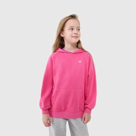 DJEČJI HOODIE 4F OVERSIZE PINK