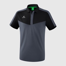 MAJICA ERIMA SQUAD POLO BLACK/SLATE GREY 