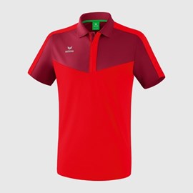 MAJICA ERIMA SQUAD POLO BORDEAUX/RED