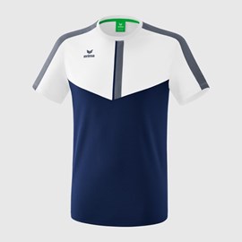 MAJICA ERIMA SQUAD WHITE/NEW NAVY/SLATE GREY