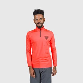 MUŠKA PODMAJICA ROSSIGNOL HERO CLASSIQUE HALF-ZIP NEONRED