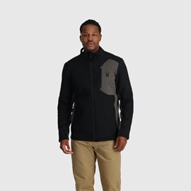 MUŠKA SKI MAJICA SPYDER BANDIT FULL ZIP BLACK