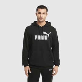 MUŠKI HOODIE PUMA ESSENTIALS BIG LOGO BLACK