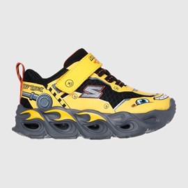 DJEČJE TENISICE SKECHERS THERMO FLASH - TRUCK TROOPER BLACK/YELLOW