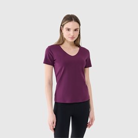 ŽENSKA MAJICA 4F SLIM PLAIN PURPLE