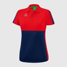 ŽENSKA MAJICA ERIMA SIX WINGS POLO NEW NAVY/RED