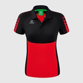 ŽENSKA MAJICA ERIMA SIX WINGS POLO RED/BLACK