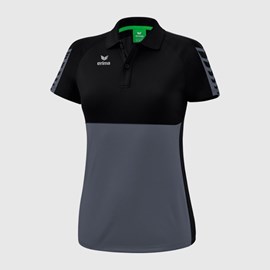 ŽENSKA MAJICA ERIMA SIX WINGS POLO SLATE GREY/BLACK