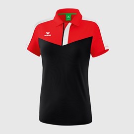 ŽENSKA MAJICA ERIMA SQUAD POLO RED/BLACK/WHITE