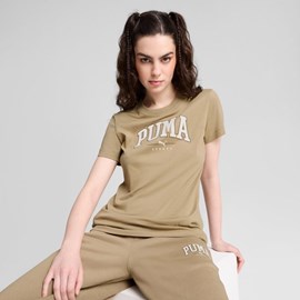 ŽENSKA MAJICA PUMA SQUAD BROWN