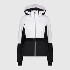 ŽENSKA SKI JAKNA CMP ZIP HOOD WHITE/BLACK