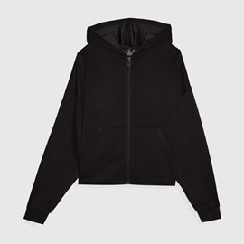 ŽENSKA TRENIRKA 4F GD ZIP-UP BLACK