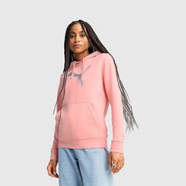 ŽENSKI HOODIE PUMA ESS METALIC PINK